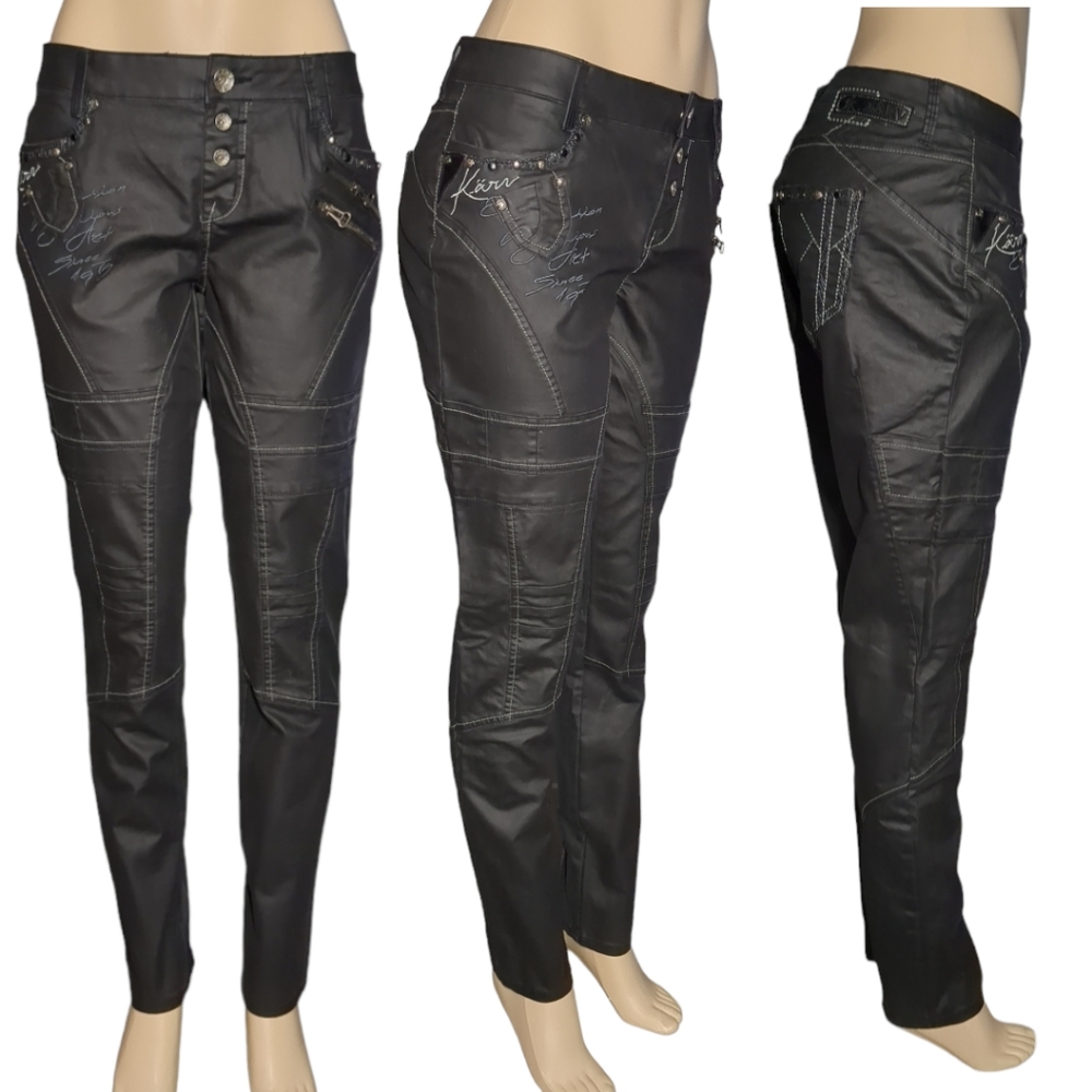 KARV Cashmere- bk Black Skinny  Pants  Size 32